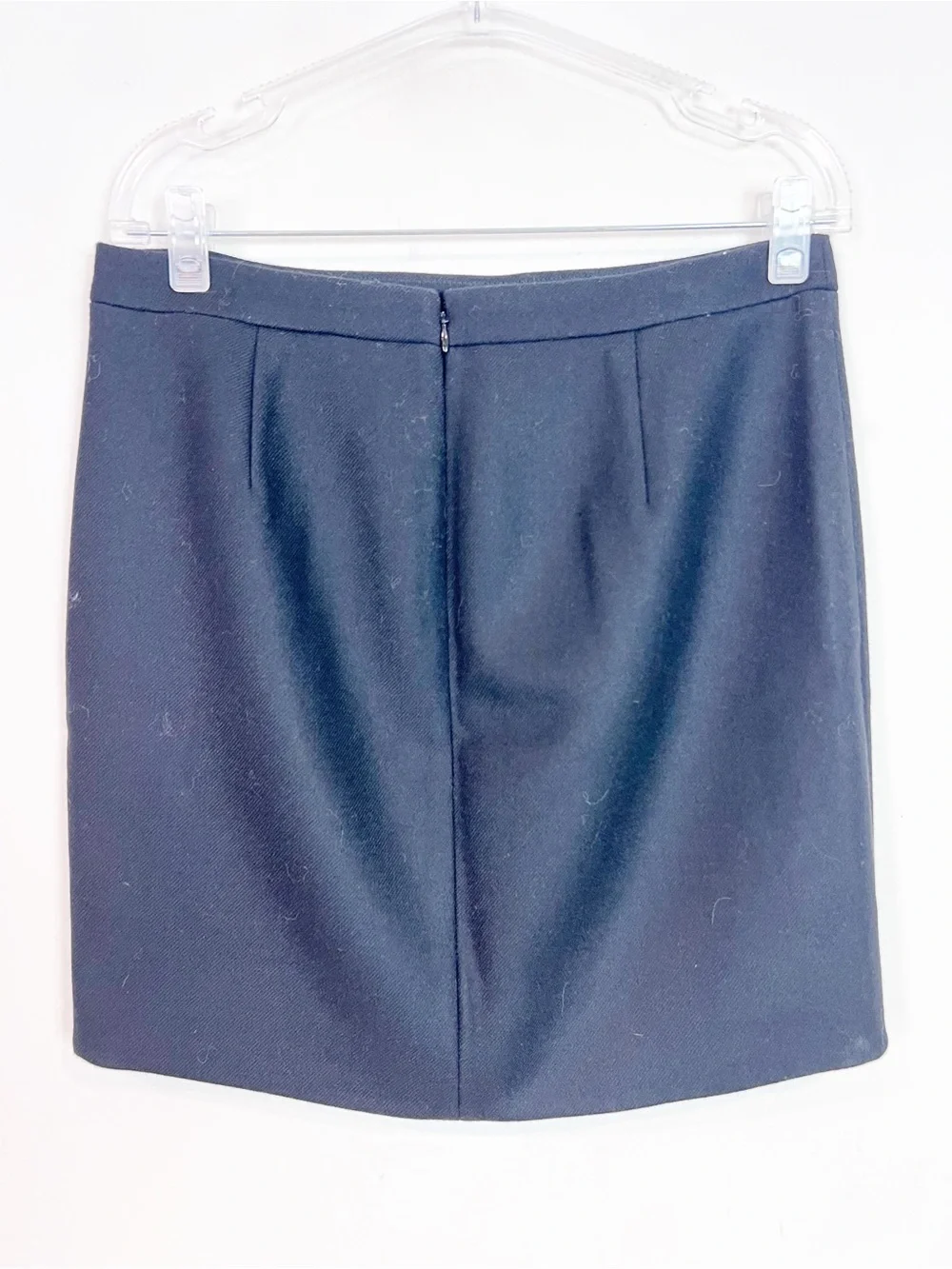 J. CREW BLACK WOOL MINI SKIRT WOMENS SZ 4 NWT
